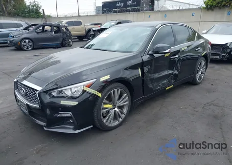 2021 Infiniti Q50 Sensory from USA, damaged, VIN JN1EV7CPXMM704717